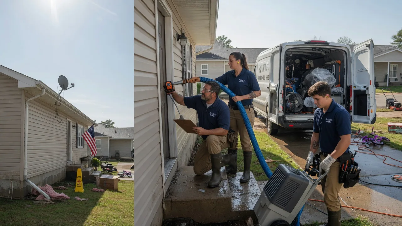 Ceiling Water Damage Restoration in Cascade, VA near me